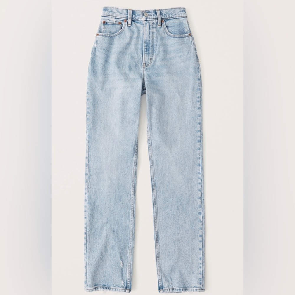 Abercrombie Curve Love Ultra High Rise 90s Straight Jean